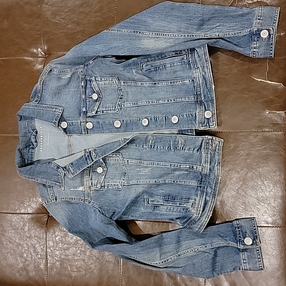 Aeropastale Jean Jacket Large